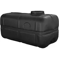 Ємність пластикова прямокутна Чорна 250 л Накопичувальний бак для технічної води