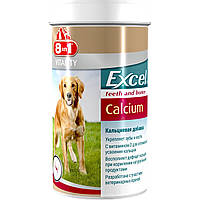 Витамины кальций для щенков собак Ексель 8in1 Excel Calcium для зубов и костей 155 таб