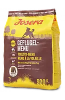 Josera (Йозера) Geflugel-Menu Сухой корм с домашней птицей для собак 900 грамм