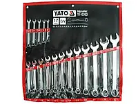 Набор комбинированных ключей 17 шт. YATO YT-0363