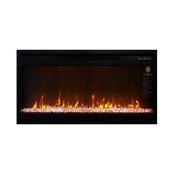 Електрокамін Вбудований ArtiFlame AF43 Електричний Камін з 3D ефектом живого вогню