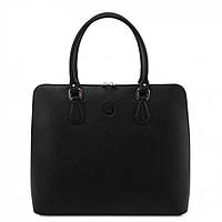 Женская кожаная деловая сумка от Tuscany Magnolia TL141809 (Черный)