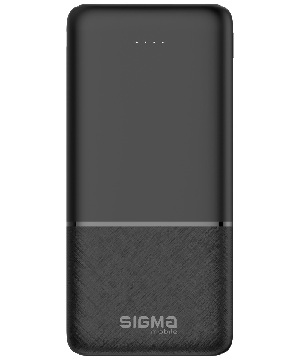 Зовнішній акумулятор Power Bank Sigma X-power Sl10A1 2.4A 2USB Black