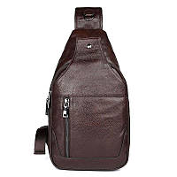 Рюкзак на одно плечо большого размера для мужчин JD4004LC из натуральной кожи