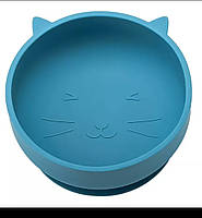 Тарелка Из Пищевого Силикона на Присоске для Первого Прикорма Детей ...