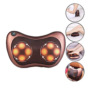 Массажная подушка Massage Pillow для дома и машины Bronze, лечебная подушка