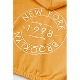 Укорочена толстовка худі H&M на дівчинку р.146-152, 10-12 років, oversize, двонитка (петелька), фото 2