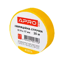 APRO 0.14х17 мм 20 м Изоляционная лента желтая