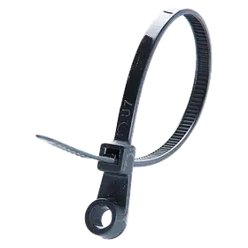 APRO 5х200 Стяжка кабельна з кiльцем чорна (пач. 100 шт.)