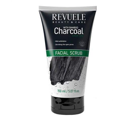 Скраб для обличчя Revuele Bamboo Charcoal Facial Scrub з бамбуковим вугіллям 150 мл, фото 1
