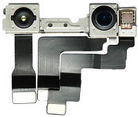 Камера iPhone 12 mini передняя фронтальная 12MP+Face ID с датчиком приближения со шлейфом оригинал