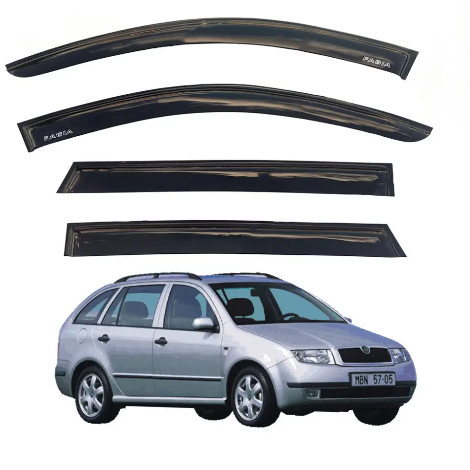 Вітровики Skoda Fabia I універсал 1999-2006 (скотч) VT 52