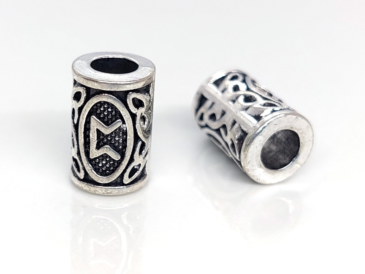 Бусіна для дредів - Руна Перто - життєві сили, впевненість, сталість, стабільність, фото 1