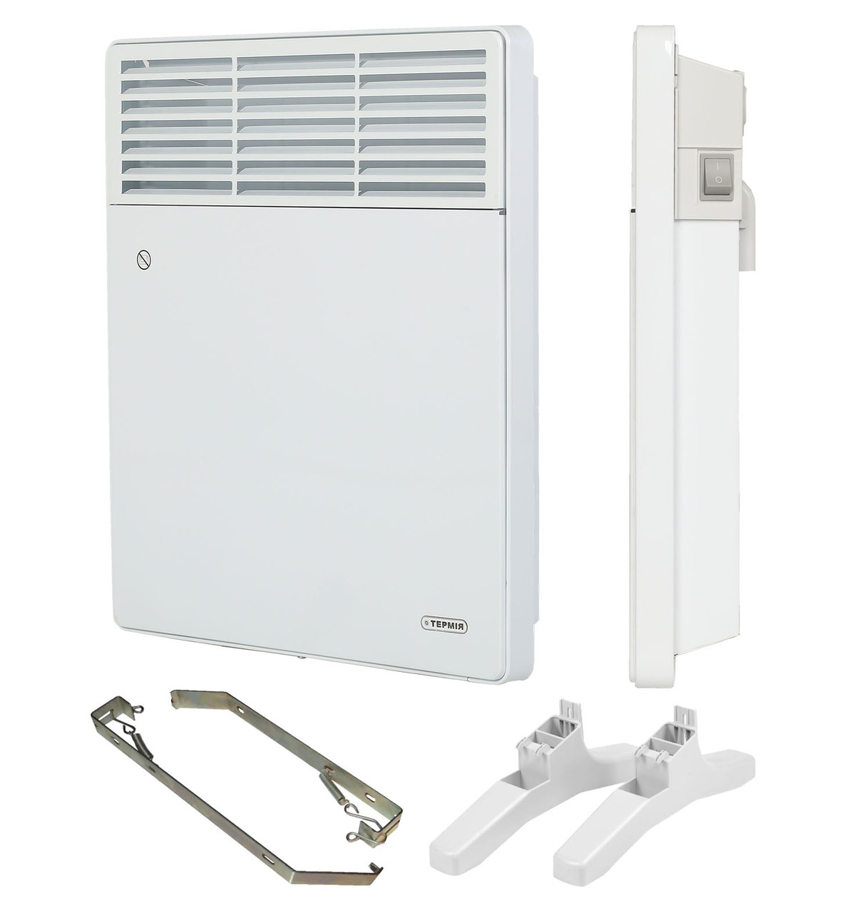 Конвектор із закритим теном Термія ЕВНА-0,5/230С2(мбш) + ніжки в комплекті, фото 1