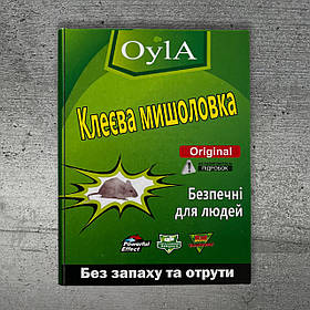 Клейова пастка мишоловка для гризунів книжка 24х16,5 см Oyla