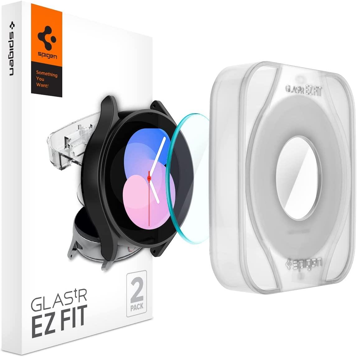 Захисне скло Spigen для Galaxy Watch 5 / 4 (40 mm) EZ FiT GLAS.tR (2 шт.) (AGL05340)