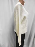 Кофта жіноча тепла Стильний жіночий джемпер Теплий в'язаний жіночий светр оверсайз, фото 3