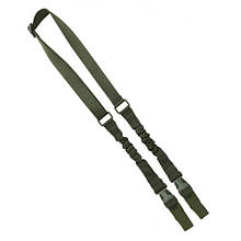 Ремінь, двоточковий KOMBAT UK Double Point Bungee Sling колір оливковий