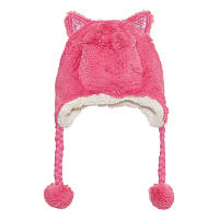 Шапка на флисовой подкладке для девочки Cool Club CAG1703621 обхват 44-46 (68-74 см) Розовый