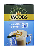 Кава Jacobs Caramel Latte 3в1 в стиках 24 х 12,3 г (463)