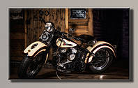 Картина (не раскраска) HolstArt мотоцикл 91x55см арт.HAS-273