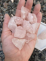 Розовый кварц натуральный кристаллический необработанный, разные размеры и вес, 1грамм=5 грн