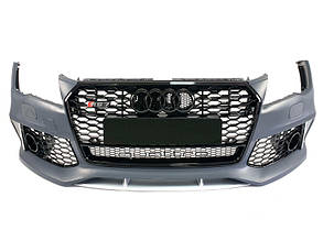 Передній бампер Audi A7 стиль Audi RS7 (2011-2014) Black