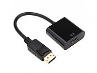 Конвертер с DP(DisplayPort) на HDMI Чёрный Хіт продажу!