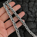 Срібний ланцюжок Лисий Хвост із косичкою, фото 2