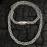 Срібний ланцюжок Лисий Хвост із косичкою, фото 4