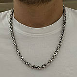Срібний ланцюжок Лисий Хвост із косичкою, фото 5