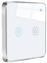 433131 Розумний сенсорний вимикач Tervix Pro Line ZigBee Touch Switch (2 клавіші), без нуля