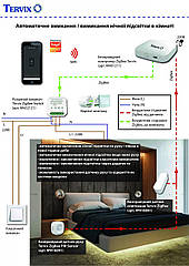 Освітлення. Автоматичне вмикання / вимикання нічної підсвітки (ZigBee)