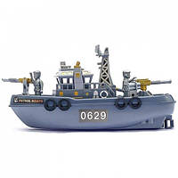 Катер на бат-ці,в кор-ці,26х14х9см №0629C(36)(72) КІ