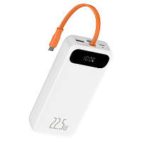 УМБ Baseus Power Bank 20000mAh 2хUSB швидка зарядка 22,5W white №PPBLK20C/PPLK-000102