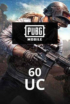 Код активації від PUBG Mobile 60 Unknown Cash (UC) для iOS і Android