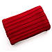 Плед в'язаний Ohaina коси 170х130 Ruby Red, фото 5