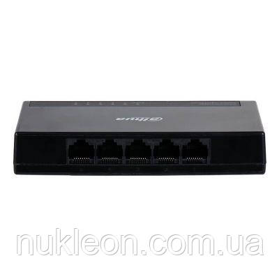 Популярний! Комутатор мережевий Dahua DH-PFS3005-5GT-L - Краща якість тільки на Nukleon.com.ua