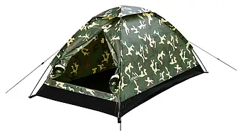 Туристичний намет CATTARA "ARMY" Pro 2 особи 13352 (200х120х100см) PU2000мм. Камуфляж