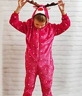 Теплое детское кигуруми пижама "Олень" , кигуруми махровые для детей 120