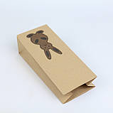 Упаковка для шоколадних фігурок 95*65*190 мм Крафт пакет для шоколадних сувенірів, фото 7