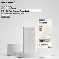 Портативный аккумулятор Повербанк Power Bank Konfulon A30 20000mAh