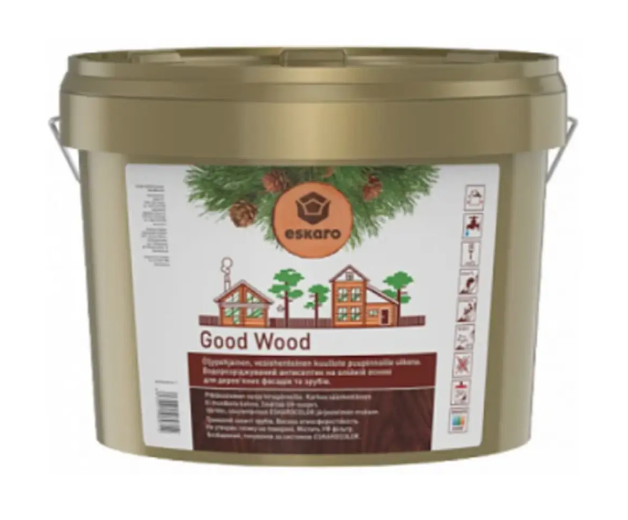 Олія антисептична для дерев'яних зрубів ESKARO GOOD WOOD 9л