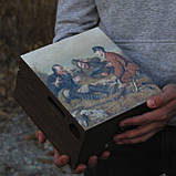 Наливатор алкогольний на 4 чарки з принтом (Алкогольні напої), фото 5