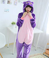Пижама - кигуруми для детей махровая, теплый детский кигуруми "Котик"