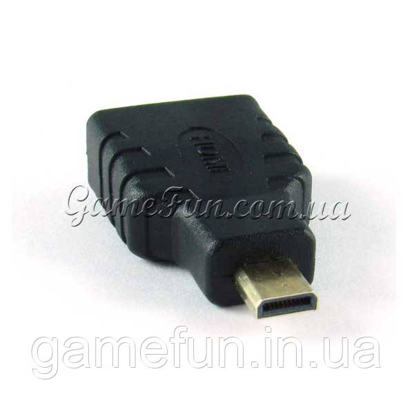 Перехідник HDMI micro тато — HDMI мама, фото 1