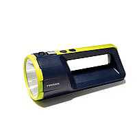 Ліхтар акумуляторний з ручкою Tiross TS1858 (дальність 200 м, USB заряджання)