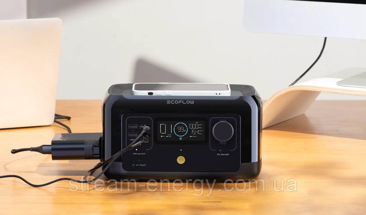 Зарядна станція EcoFlow RIVER mini (210 Вт·ч) - для квартири, будинку, зарядки телефону, ноутбуку, лампочки