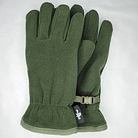 Тактичні перчатки на флісі, Рукавички чоловічі зимові, Перчатки армійські на флісі теплі, рукавиці для ВСУ хакі