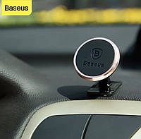 Автодержатель для телефона на магните Baseus SUGENT-NT0S 360-degree Rotation Magnetic Mount Holder  розовый